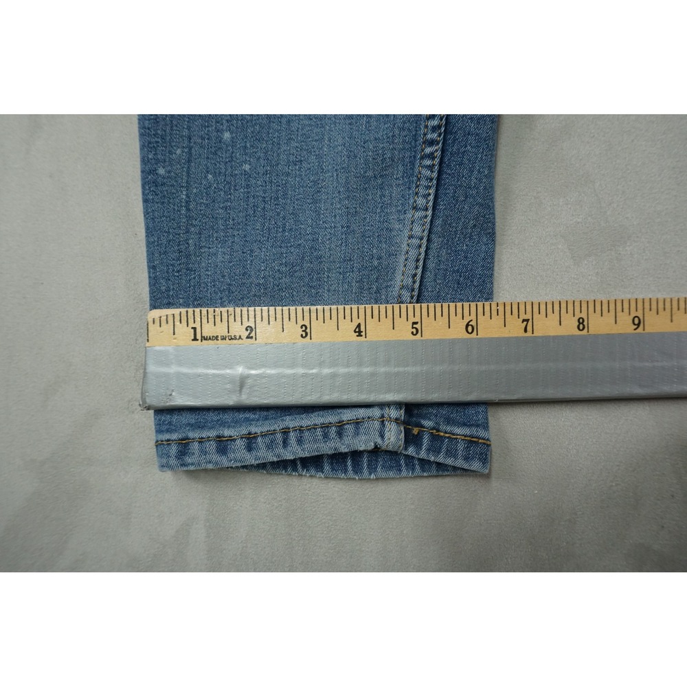Levis 511 Jeans Slim Fit Mens 32x28 Blue Medium Wash Stretch Denim - Picture 7 of 10